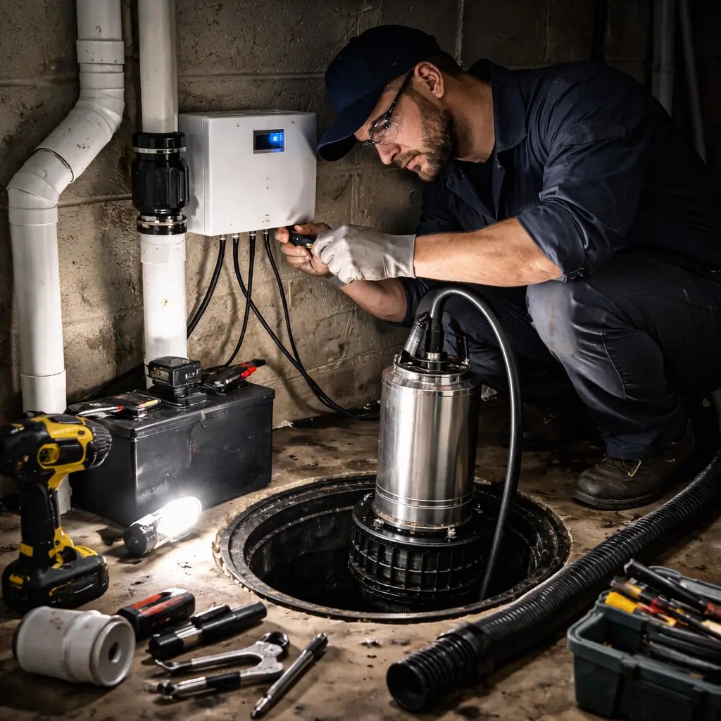 sump pump installation Haldimand County