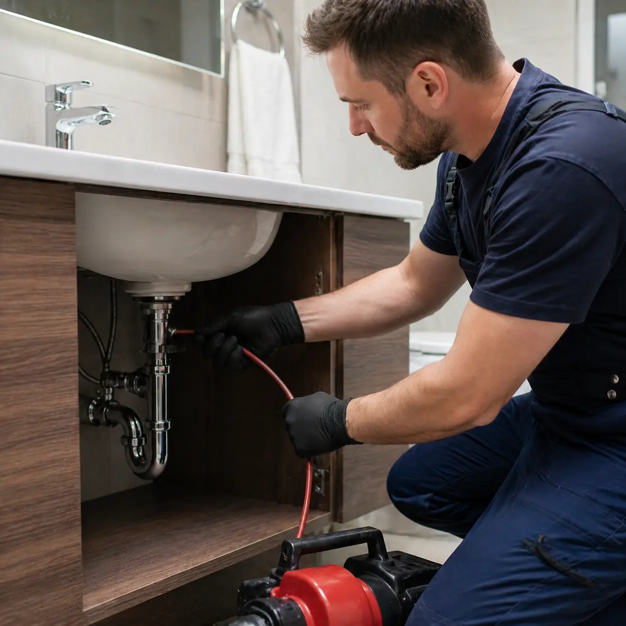 Drain cleaning service